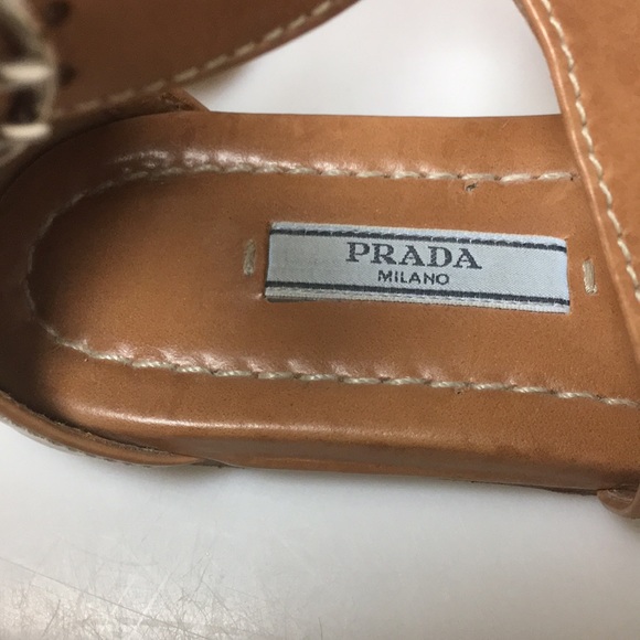 PRADA  Woman’s Sandals Made in Italy Size 6 - Picture 2 of 12